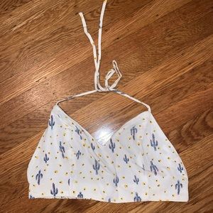 NWT Forever21 cropped halter top